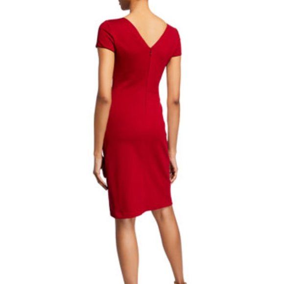 Emporio Armani Ruched-Front Milano Jersey Dress - Picture 2 of 2